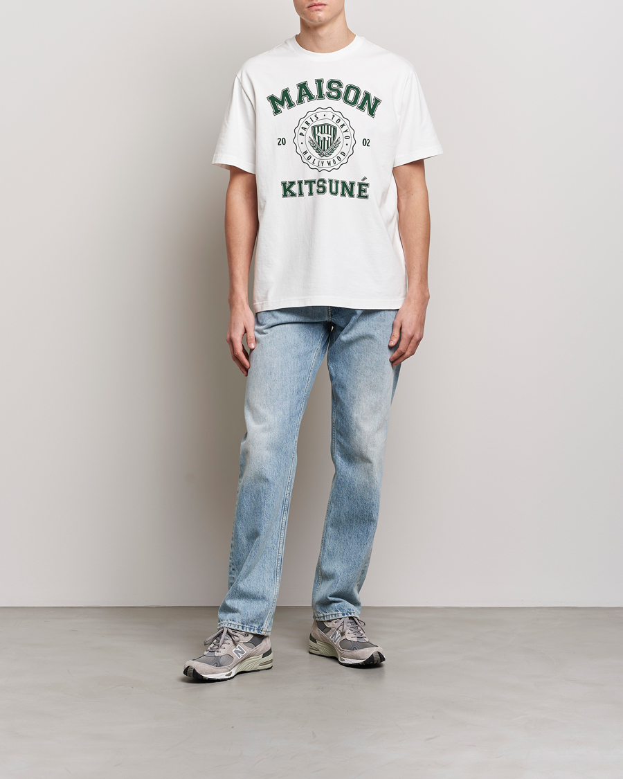 Herren | T-Shirts | Maison Kitsuné | Varsity Comfort Tee Off White