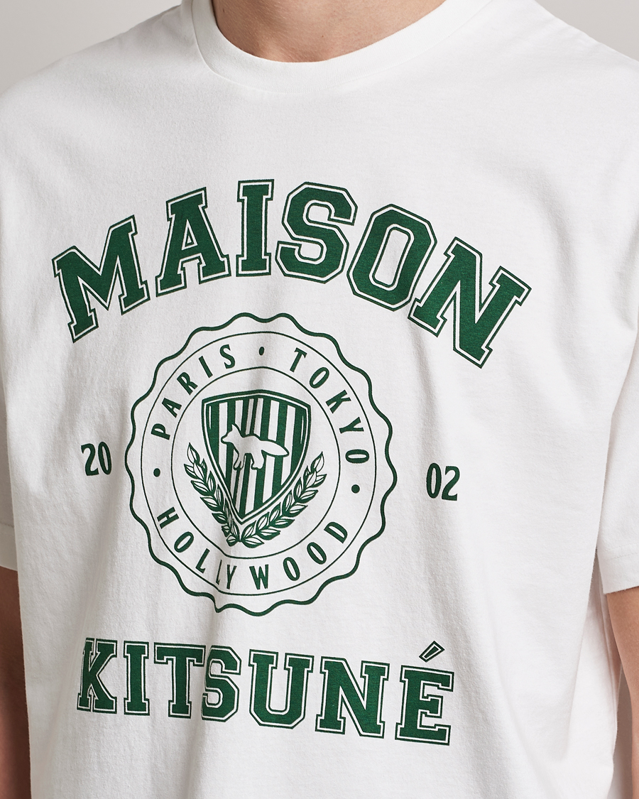 Herren | T-Shirts | Maison Kitsuné | Varsity Comfort Tee Off White