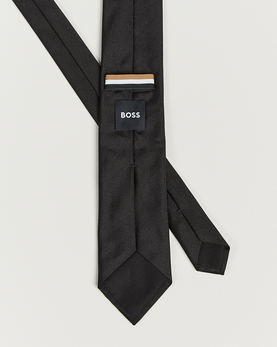 Herren | Silk 7,5 cm Tie Black | BOSS BLACK | Silk 7,5 cm Tie Black