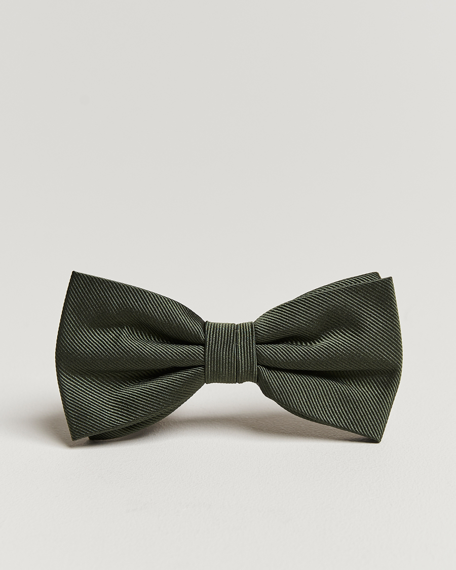 Herren | Fliegen | Amanda Christensen | Pre Tie Silk Olive