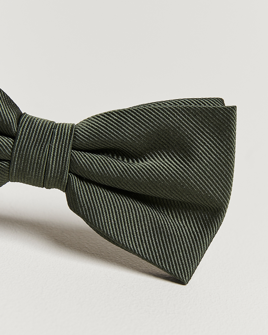 Herren | Fliegen | Amanda Christensen | Pre Tie Silk Olive
