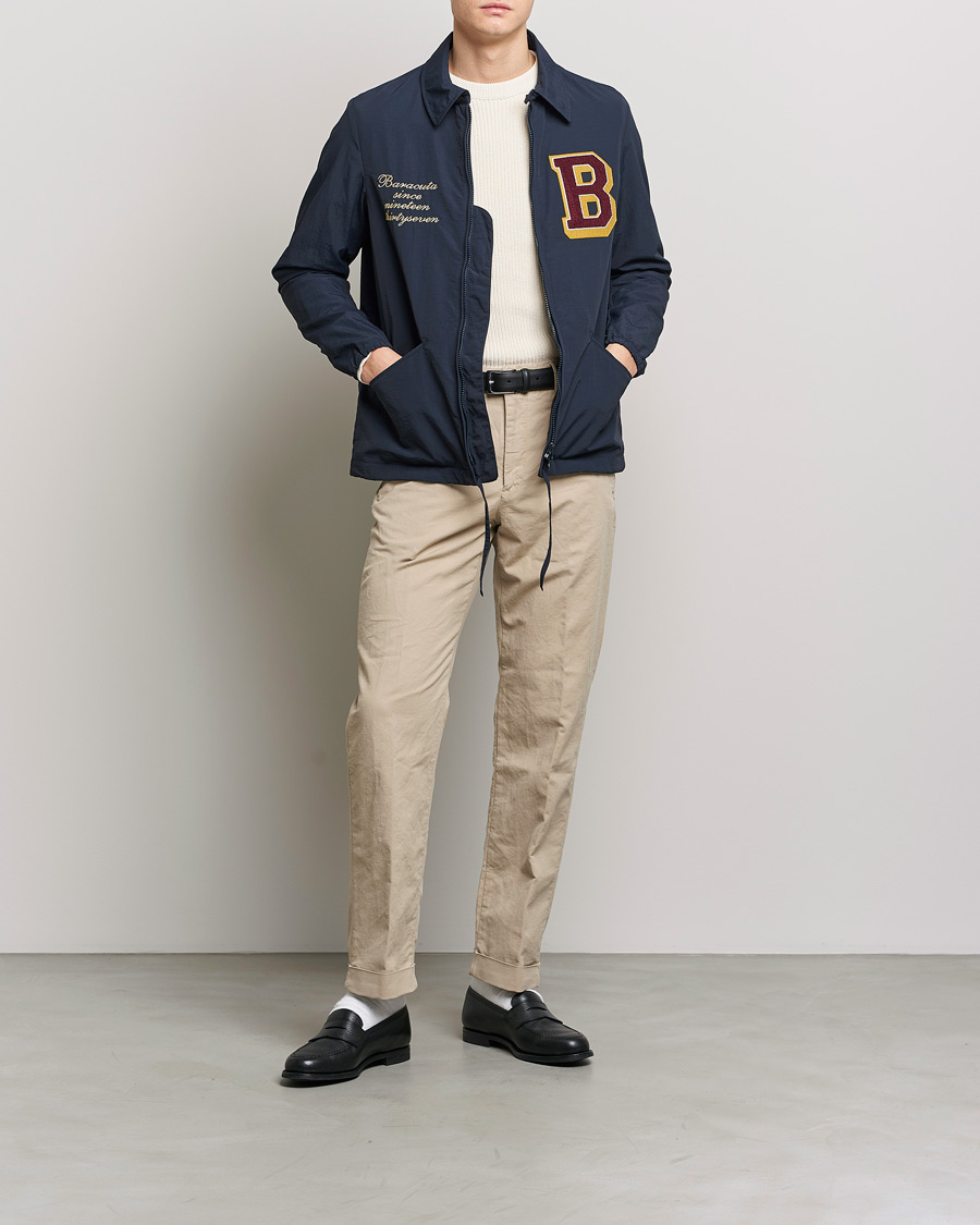Herren | Jacken | Baracuta | Nylon Coach Jacket Navy