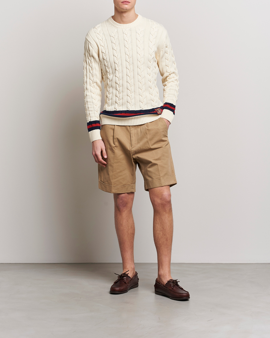 Herren | Shorts | Baracuta | Gabardine Chino Shorts Tan