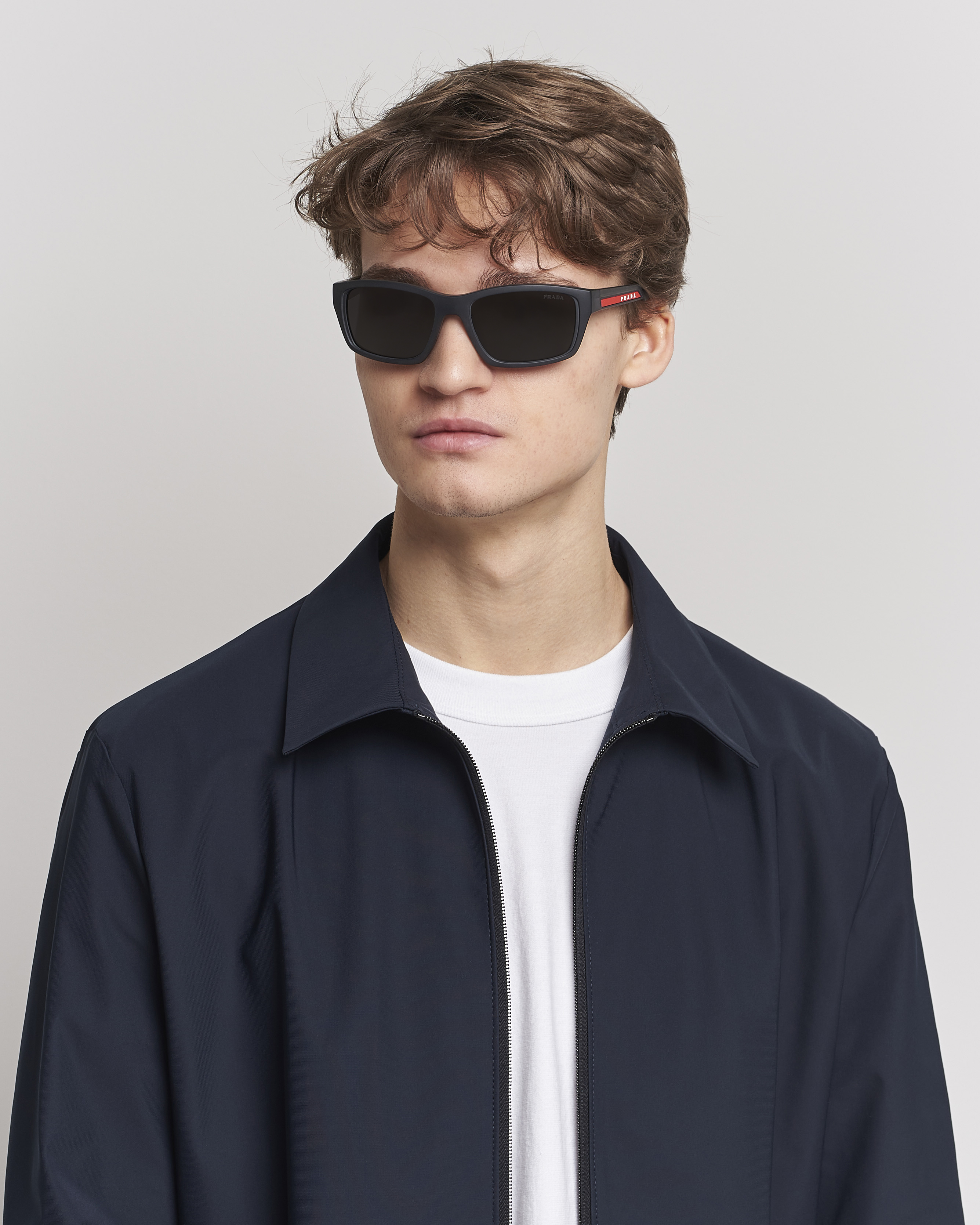 Men | Sunglasses | Prada Linea Rossa | 0PS 04YS Sunglasses Matte Black
