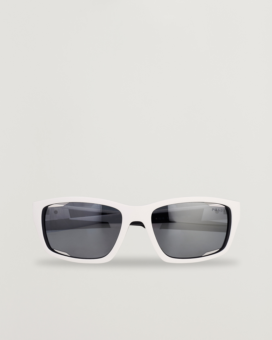 Herren | Prada Linea Rossa 0PS 04YS Sunglasses White | Prada Linea Rossa | 0PS 04YS Sunglasses White