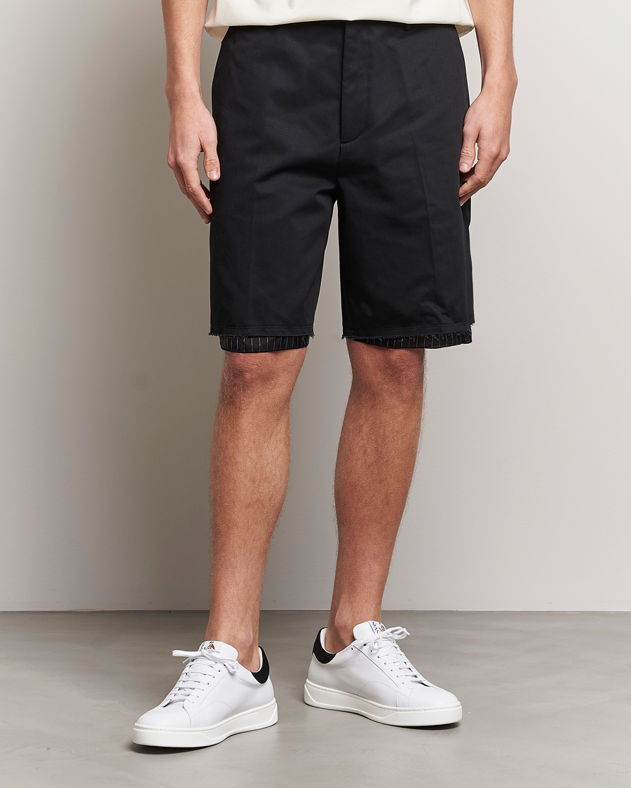 Herren | Shorts | Lanvin | Raw Edge Tailored Shorts Black