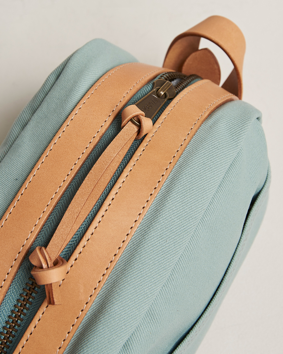 Herren | Filson Rugged Twill Travel Kit Lake Green | Filson | Rugged Twill Travel Kit Lake Green