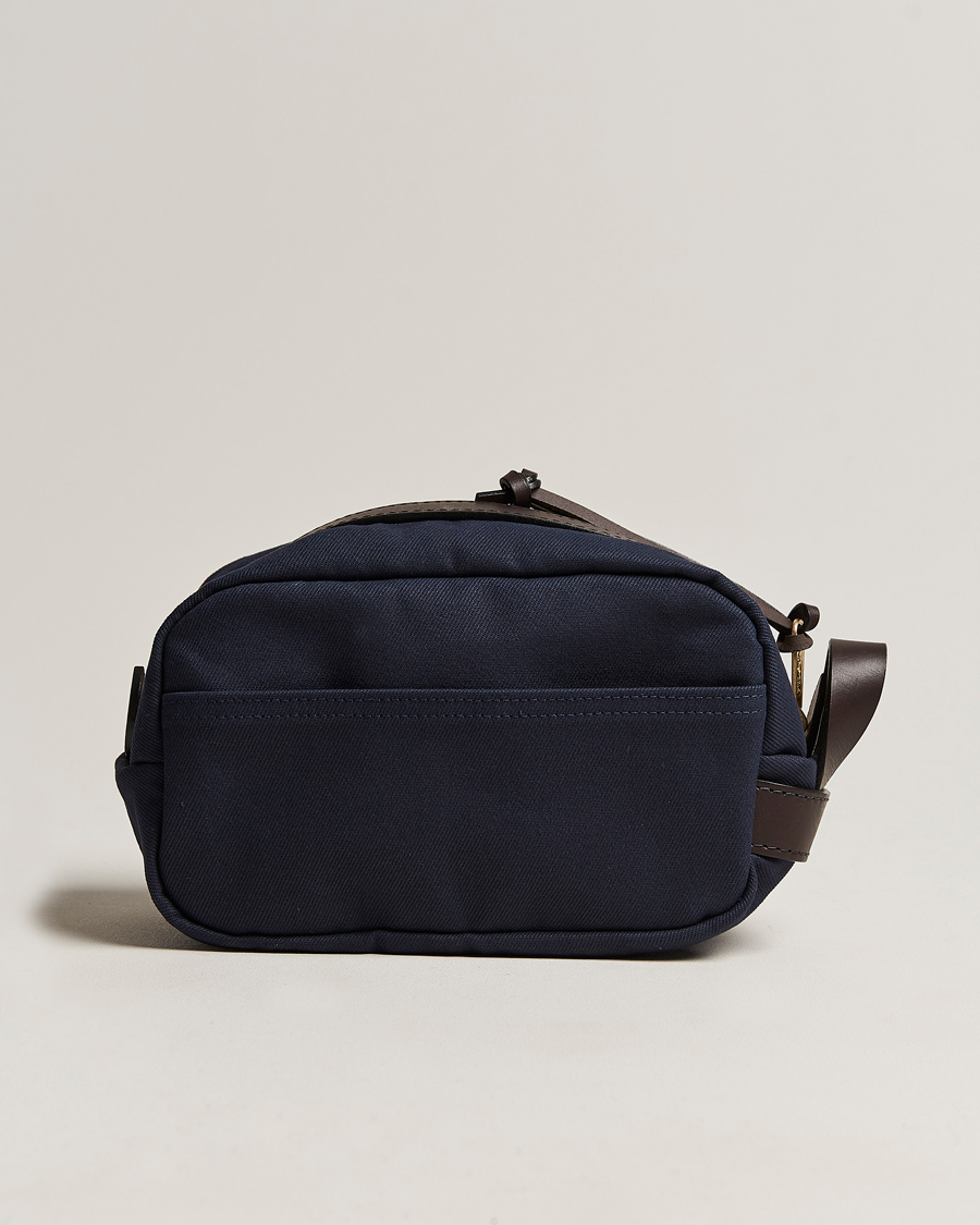 Herren | Filson Rugged Twill Travel Kit Navy | Filson | Rugged Twill Travel Kit Navy