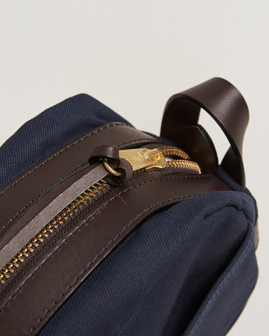 Herren | Filson Rugged Twill Travel Kit Navy | Filson | Rugged Twill Travel Kit Navy