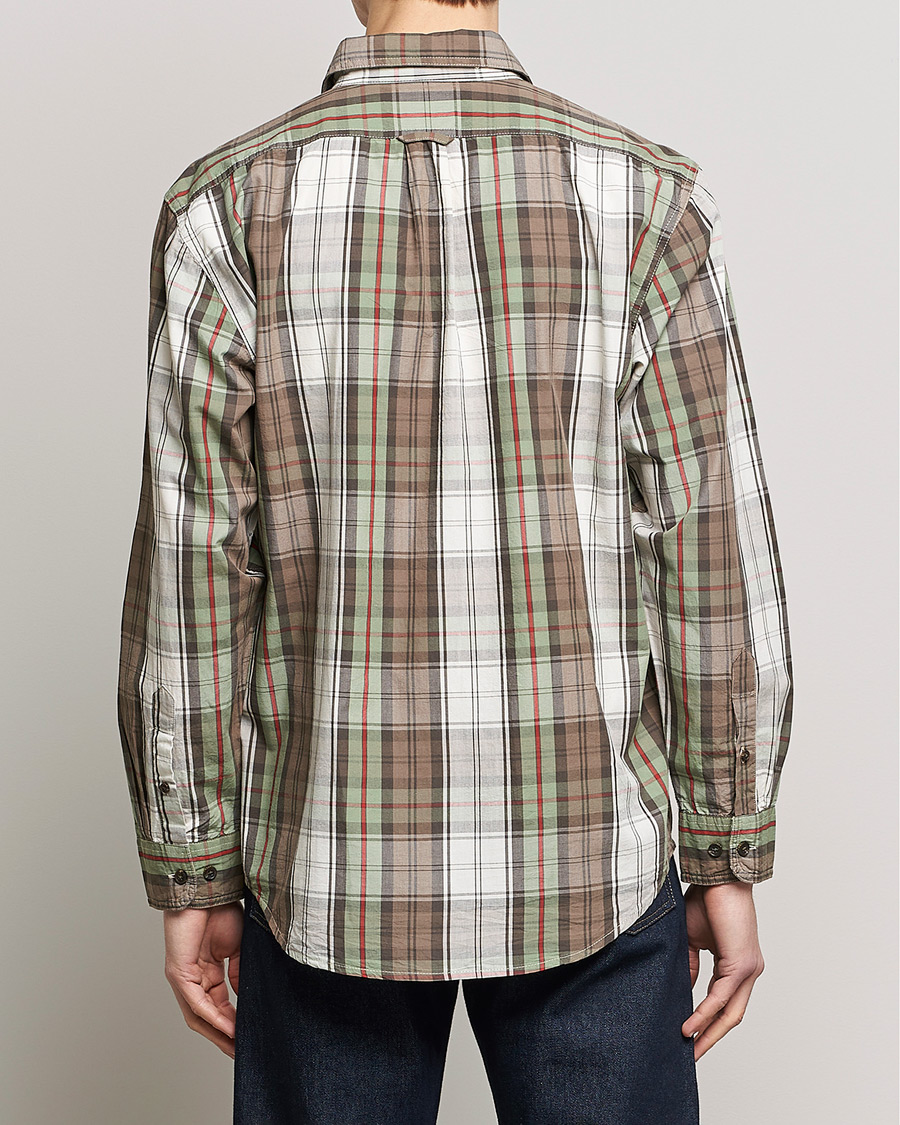 Herren | Hemden | Filson | Washed Feather Cloth Shirt Sage/Olive Plaid