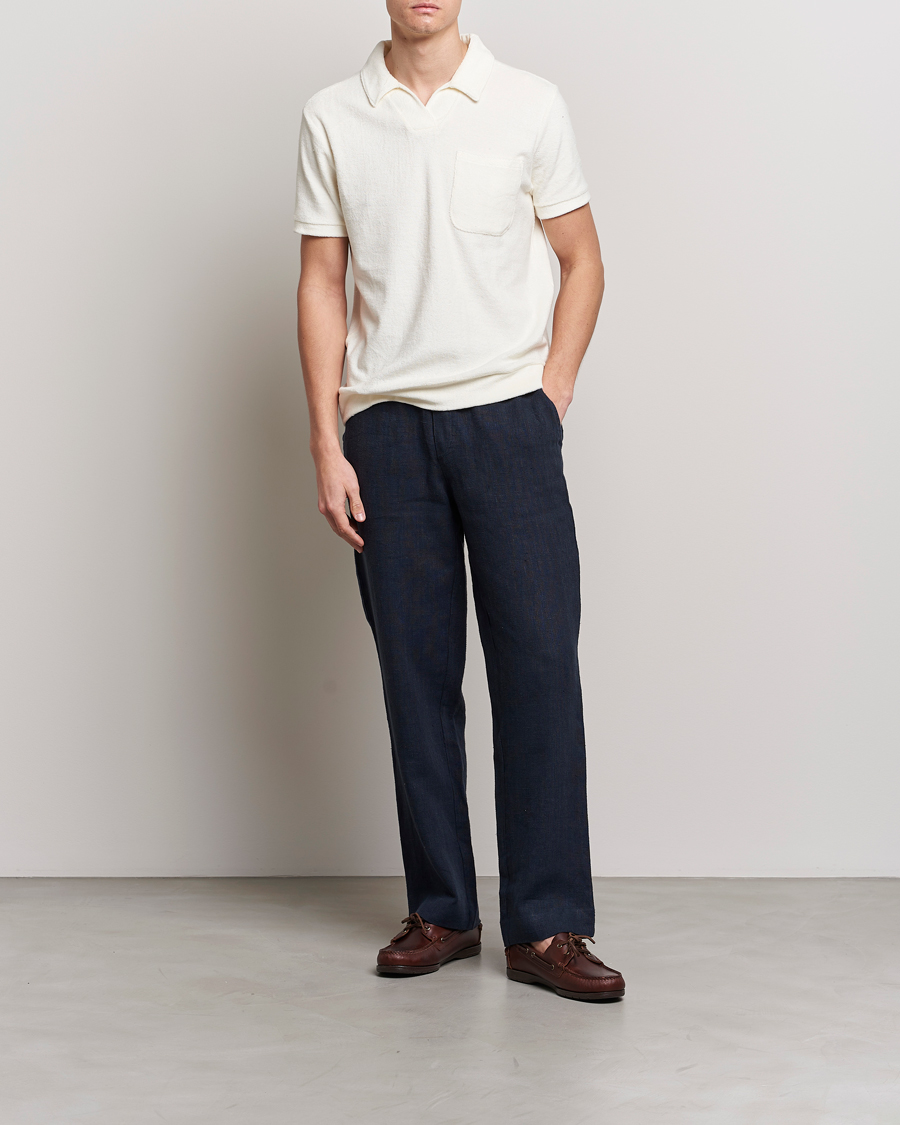 Herren | Poloshirts | The Resort Co | Terry Polo Shirt White