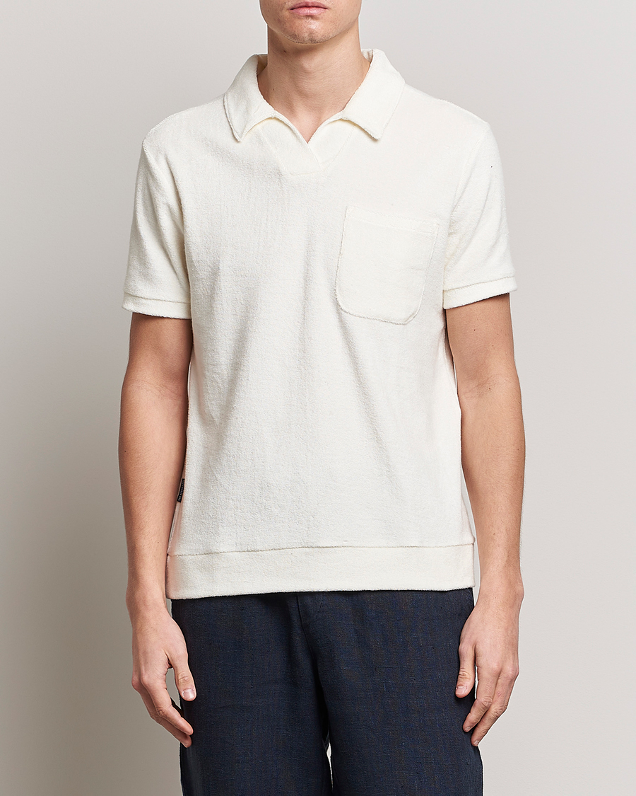 Herren | Poloshirts | The Resort Co | Terry Polo Shirt White