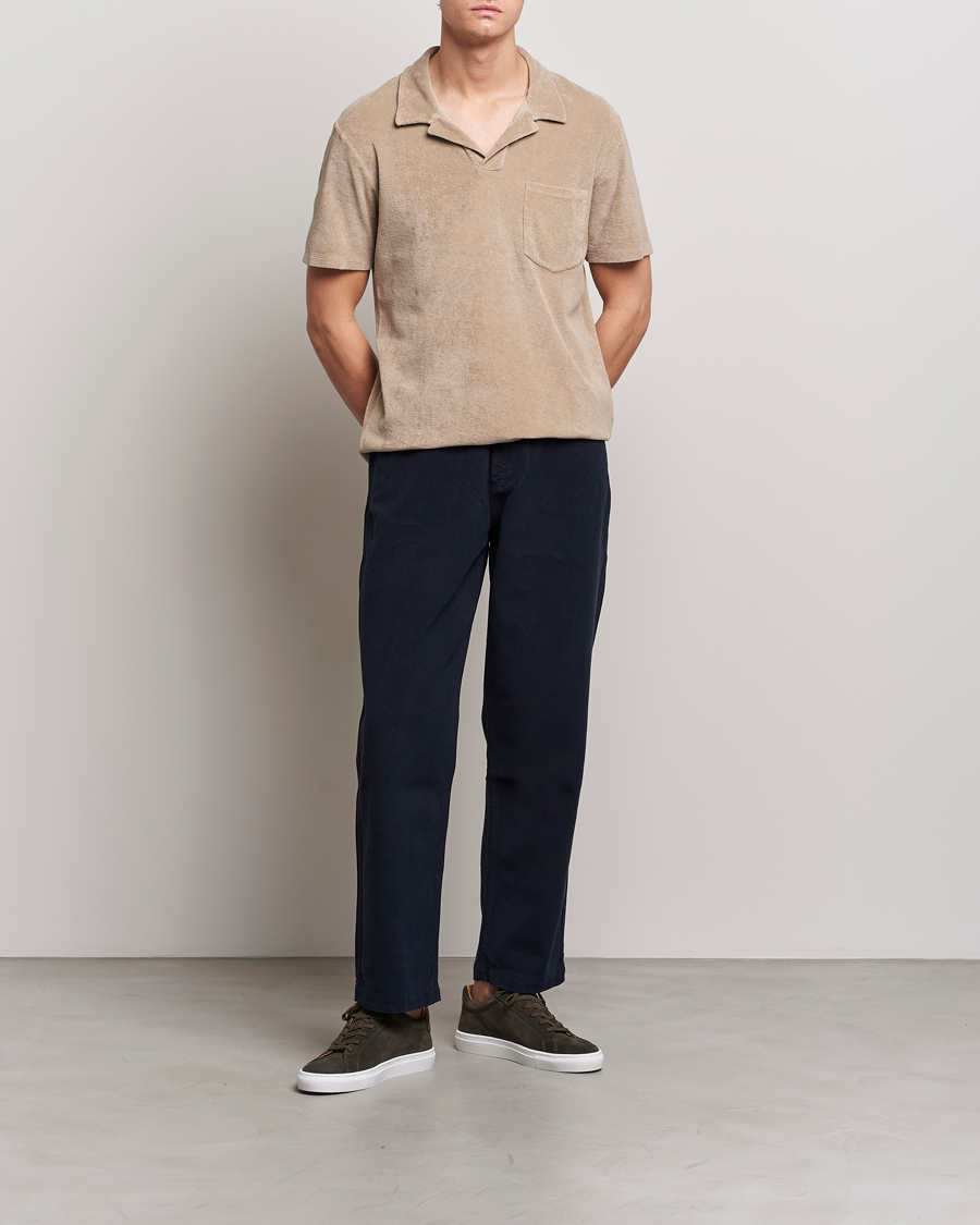 Herren | Poloshirts | A Day's March | Terry Polo Khaki