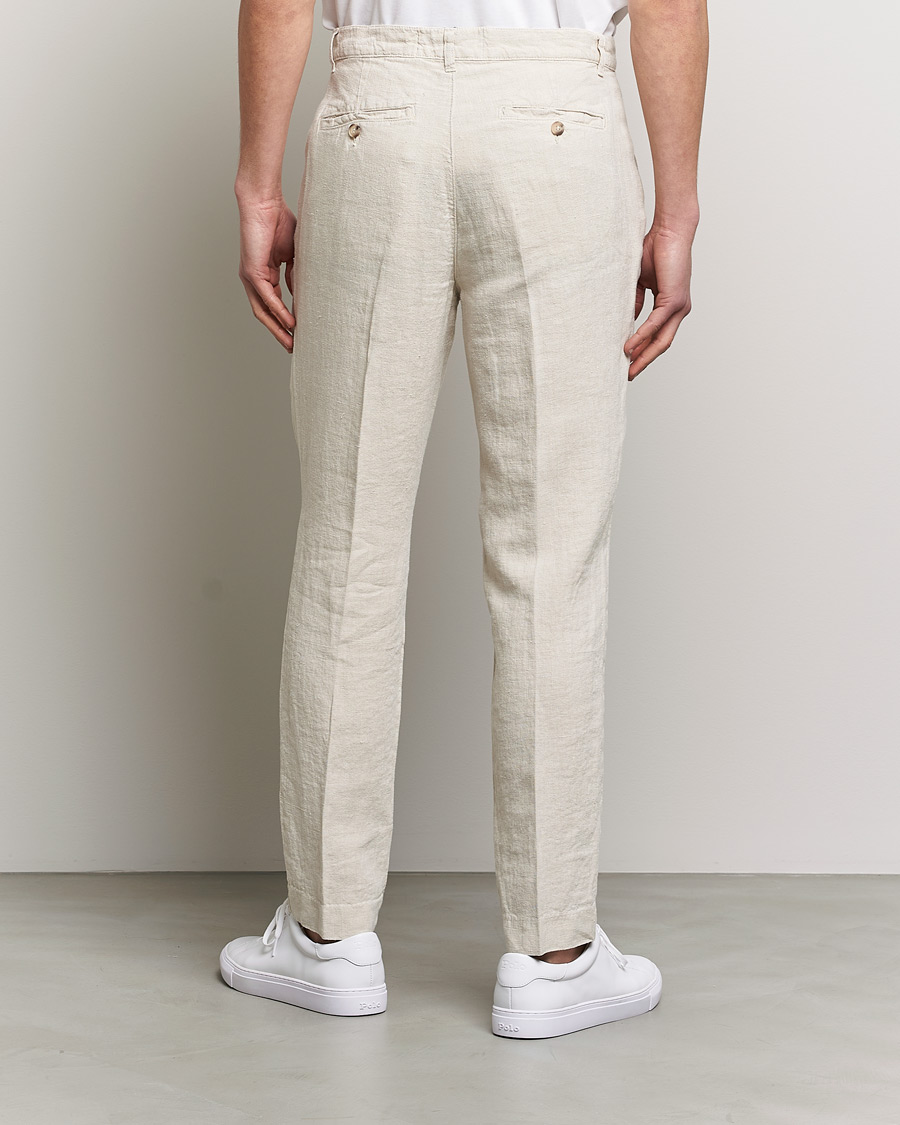 Herren | Hosen | A Day's March | Madu Linen Trouser Oyster