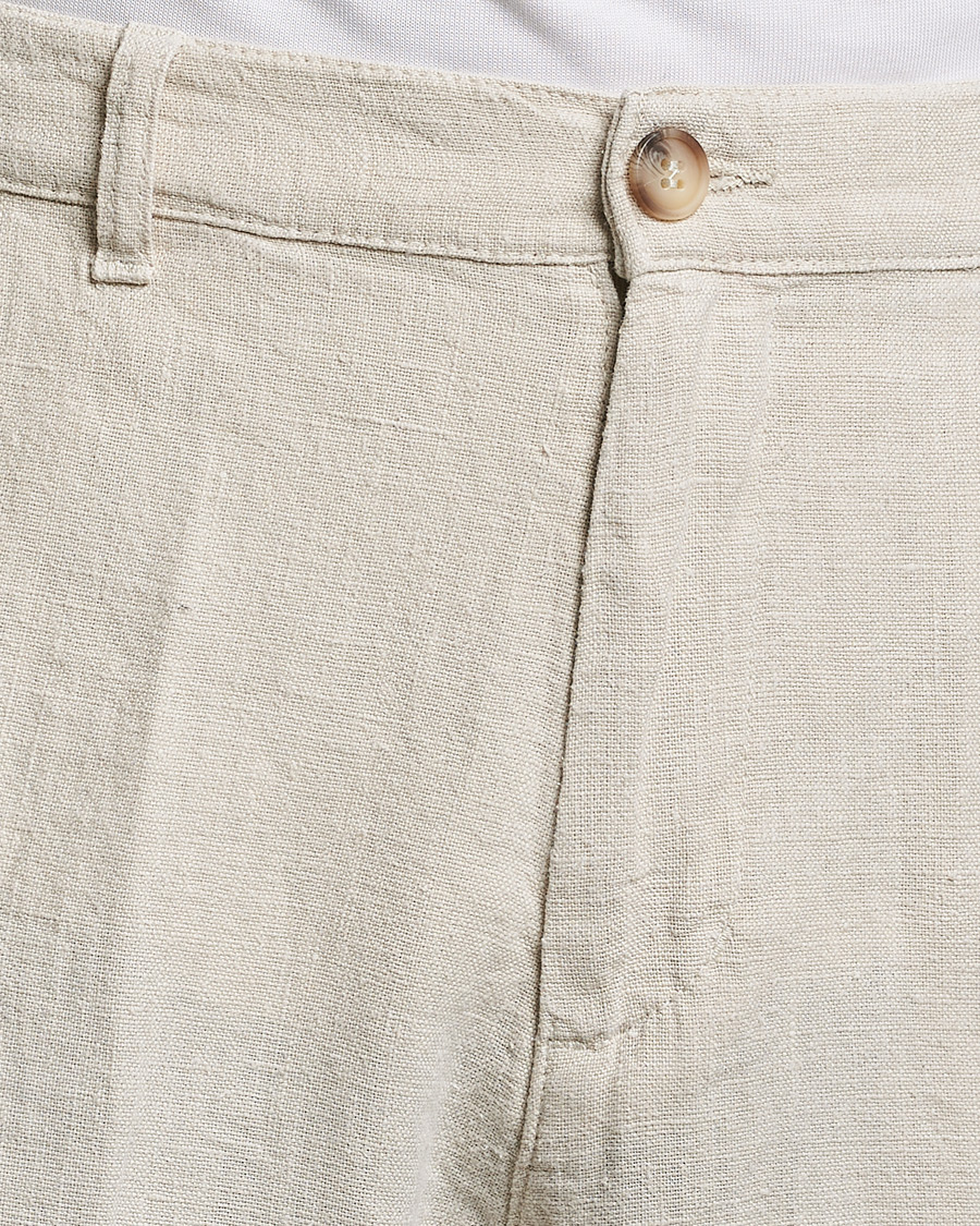 Herren | Hosen | A Day's March | Madu Linen Trouser Oyster