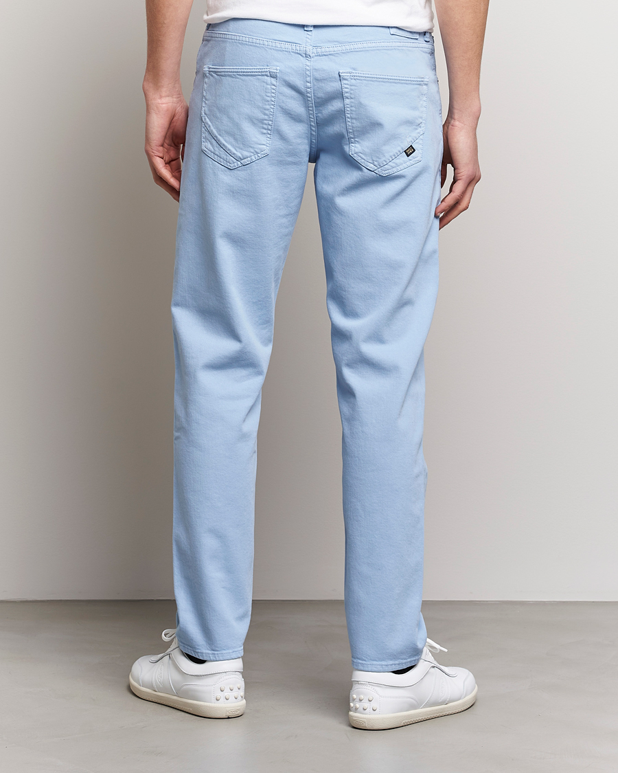 Herren | Hosen | Incotex | Cotton Stretch 5-Pocket Pants Light Blue