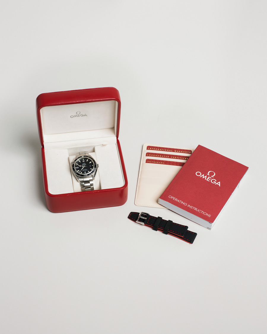 Herren | Omega Pre-Owned Seamaster Planet Ocean 2200.50.00 Steel Black | Omega Pre-Owned | Seamaster Planet Ocean 2200.50.00 Steel Black