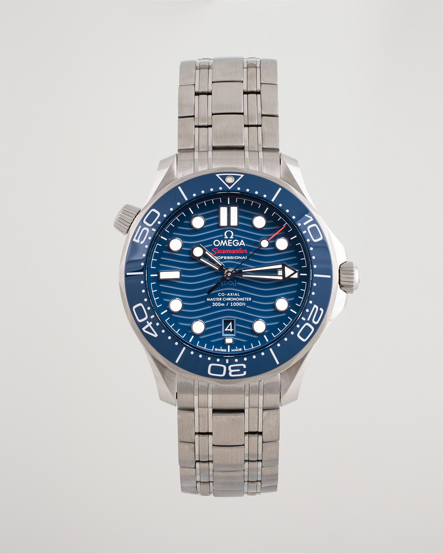 Herren | Omega Pre-Owned Seamaster Diver 300M 210.30.42.20.03.001 Steel Blue | Omega Pre-Owned | Seamaster Diver 300M 210.30.42.20.03.001 Steel Blue