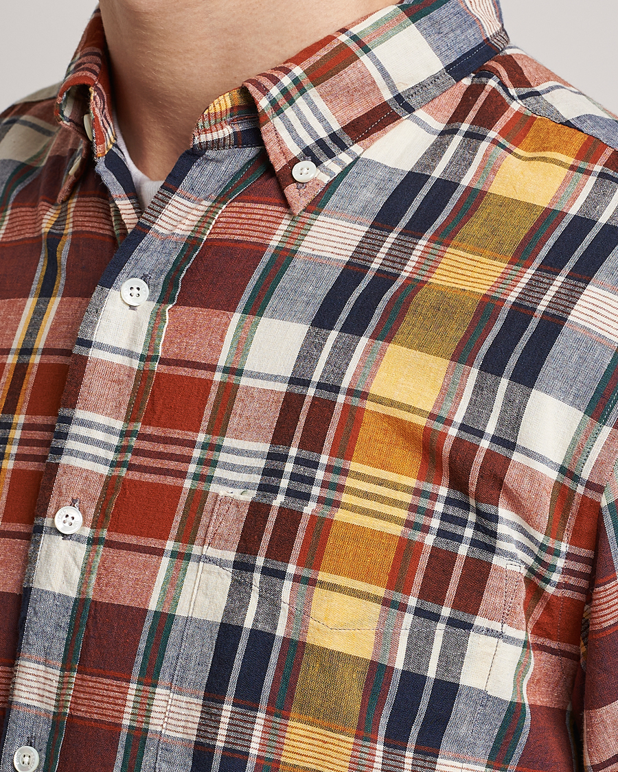 Herren | Hemden | BEAMS PLUS | Indian Madras Button Down Shirt Brown Check