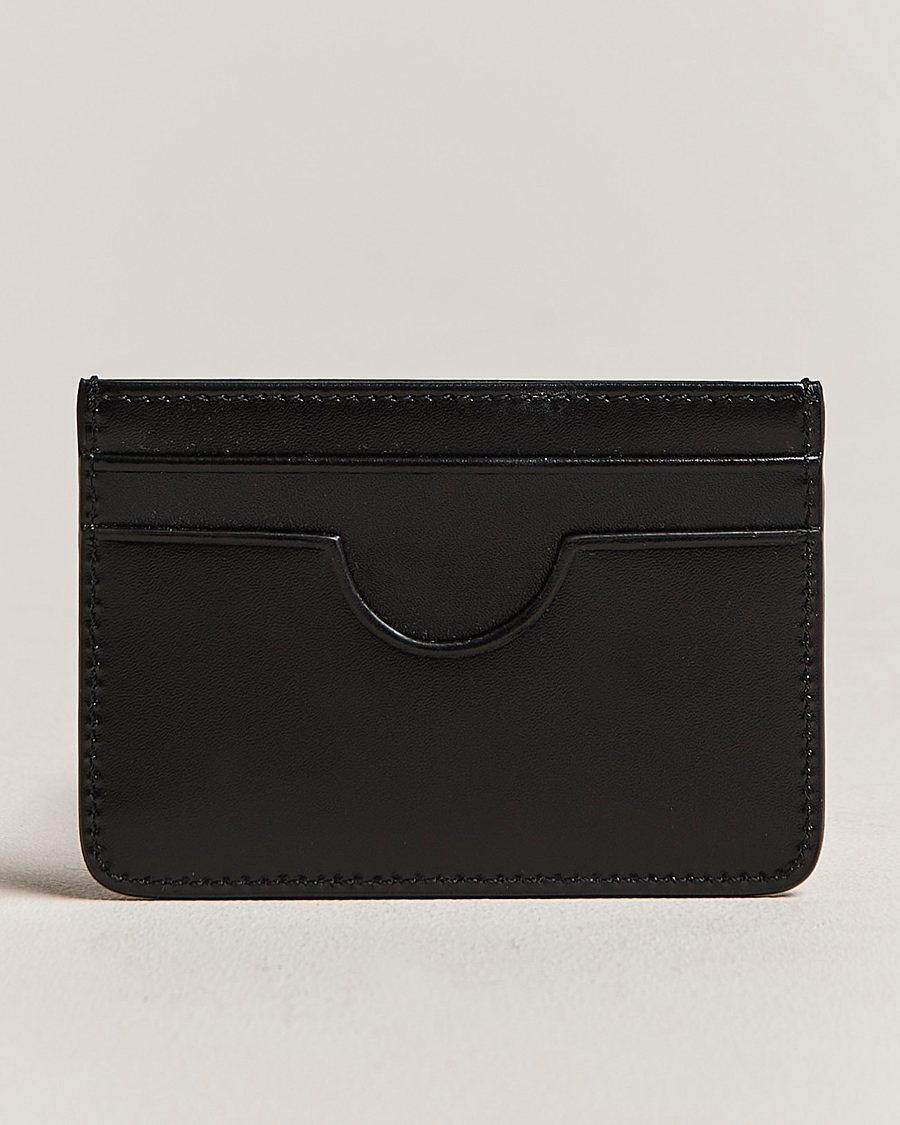 Herren | AMI Leather Card Holder Black | AMI | Leather Card Holder Black