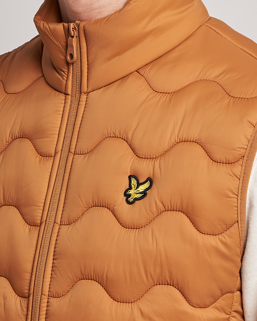 Herren | Westen | Lyle & Scott | Crest Quilted Gilet Vest Salt Burne