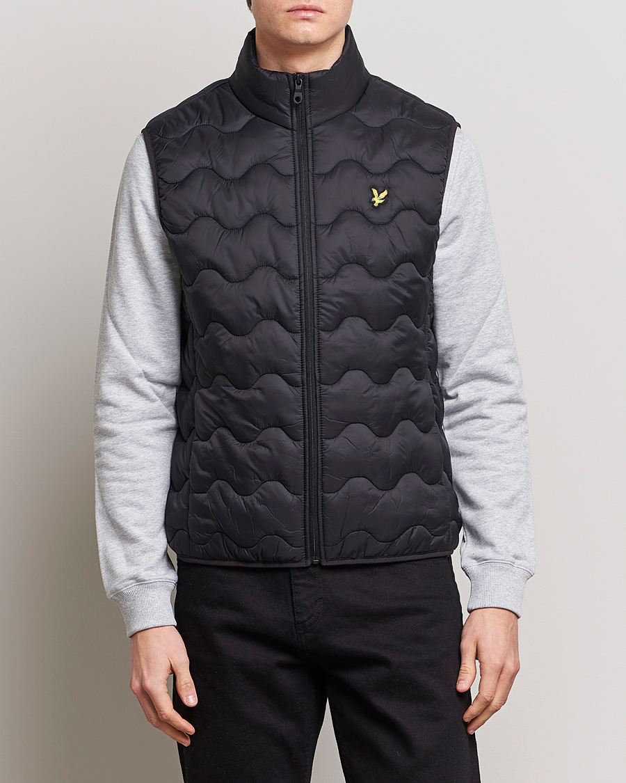 Herren | Westen | Lyle & Scott | Crest Quilted Gilet Vest Black