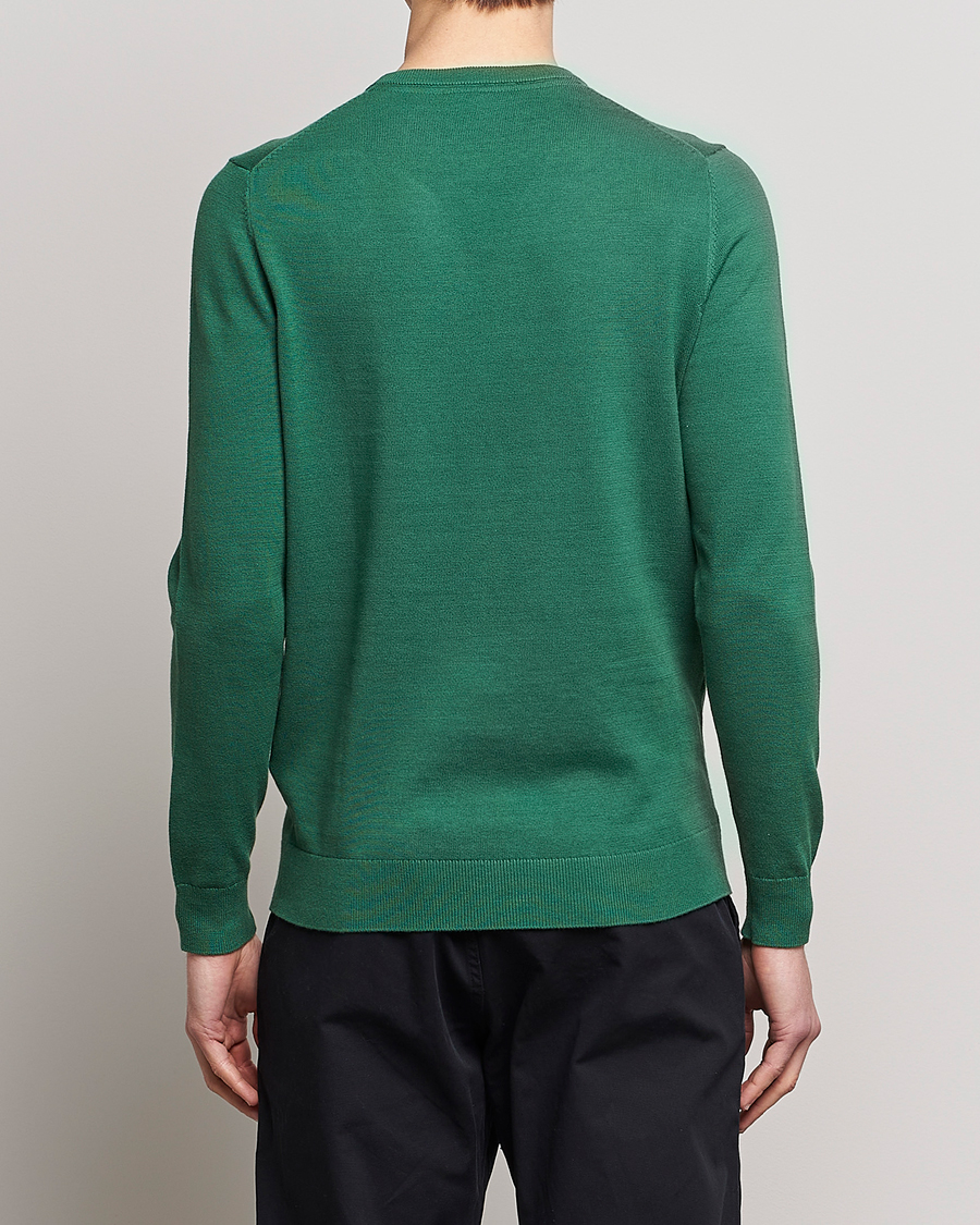 Herren | Pullover | Lyle & Scott | Crew Neck Cotton Sweater English Green