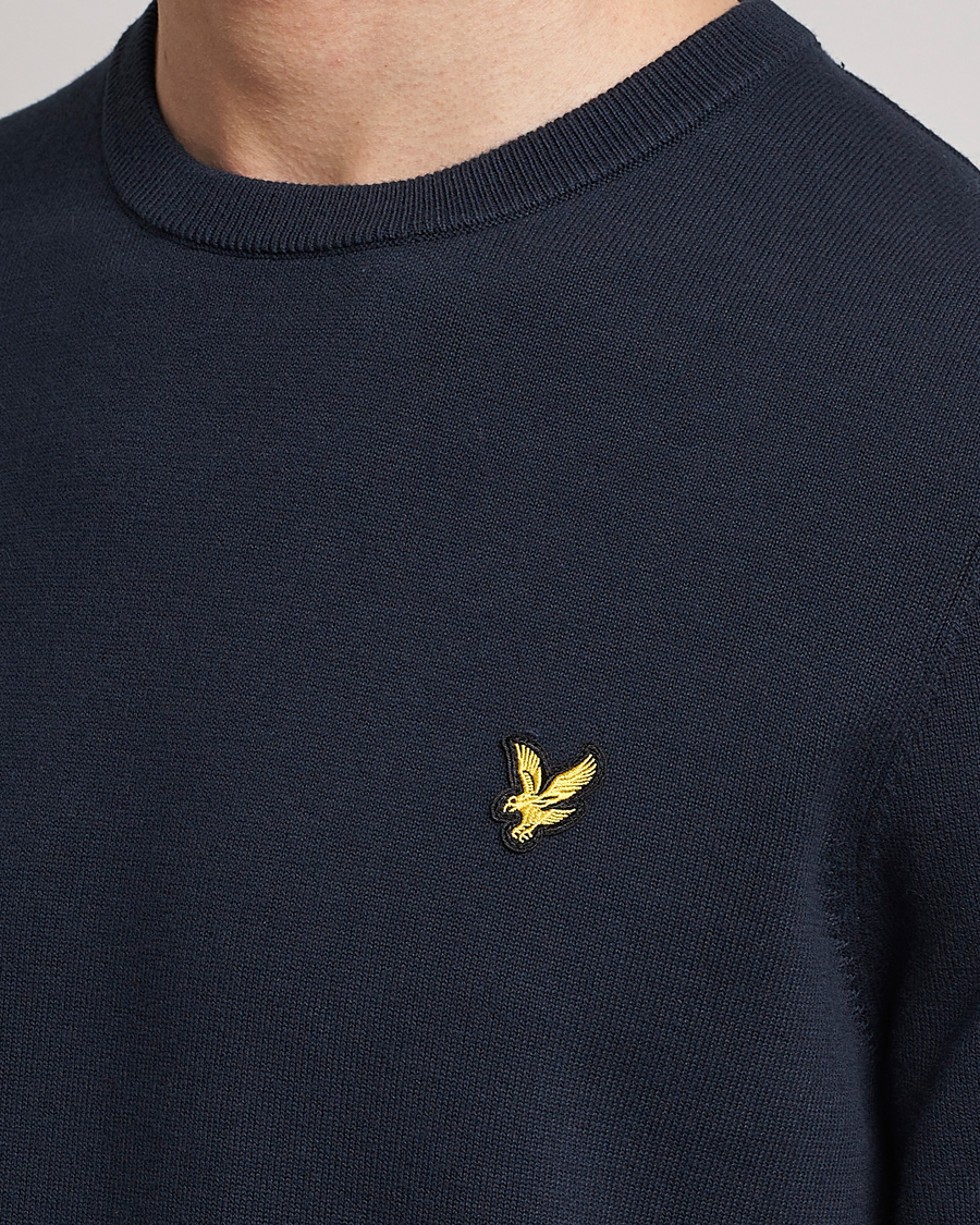 Herren | Pullover | Lyle & Scott | Crew Neck Cotton Sweater Dark Navy
