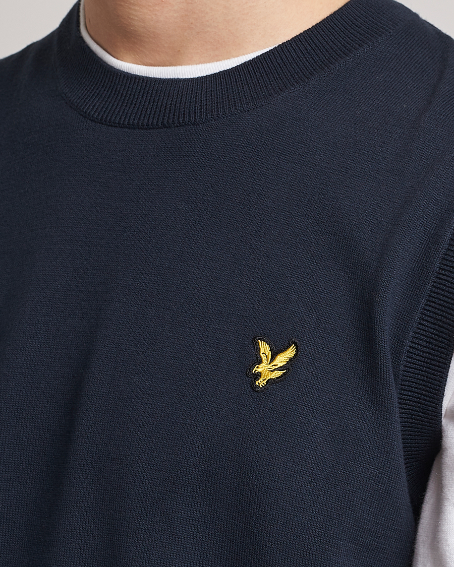 Herren | Pullover | Lyle & Scott | Cotton Vest Dark Navy