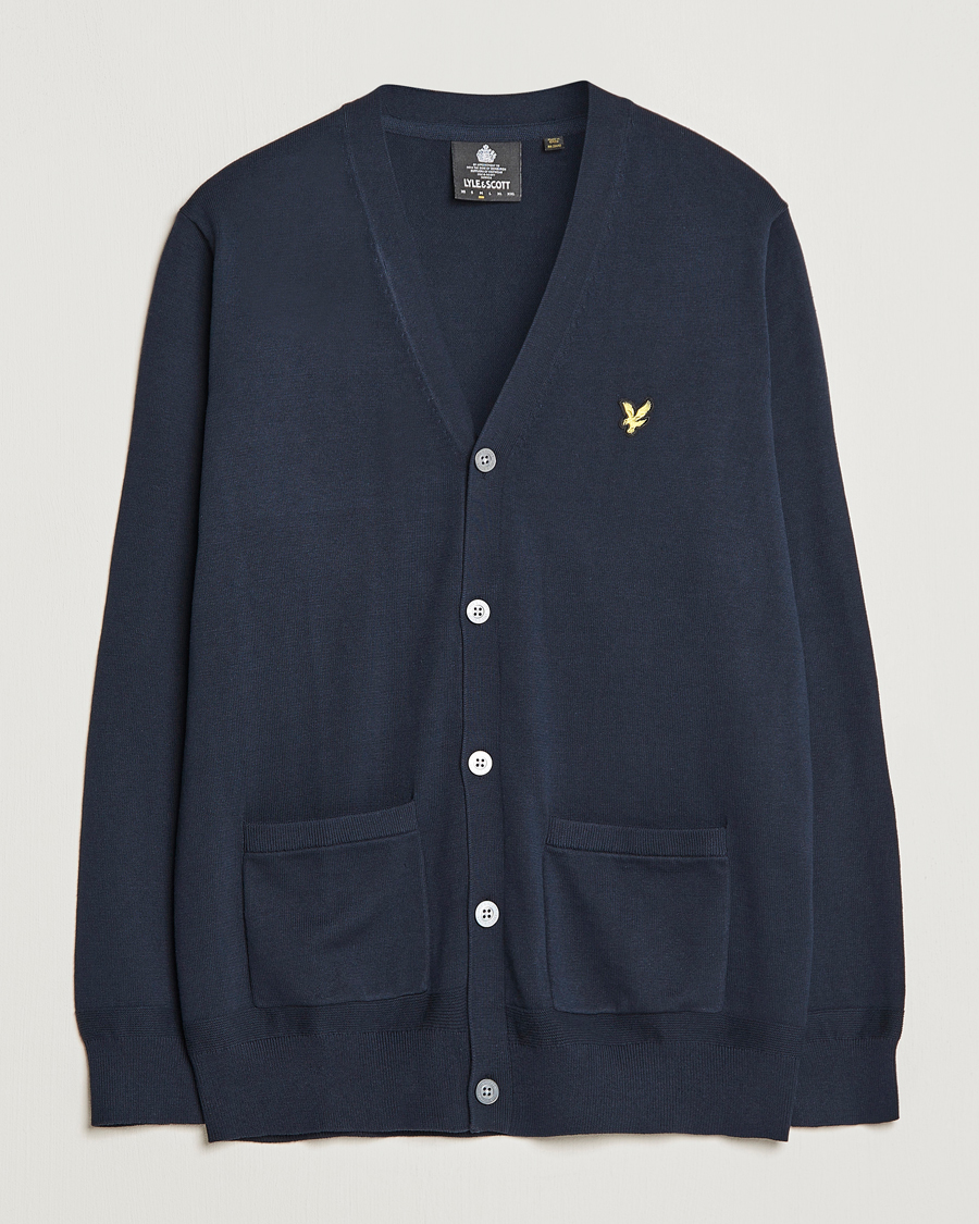 Herren | Pullover | Lyle & Scott | Cotton Cardigan Dark Navy