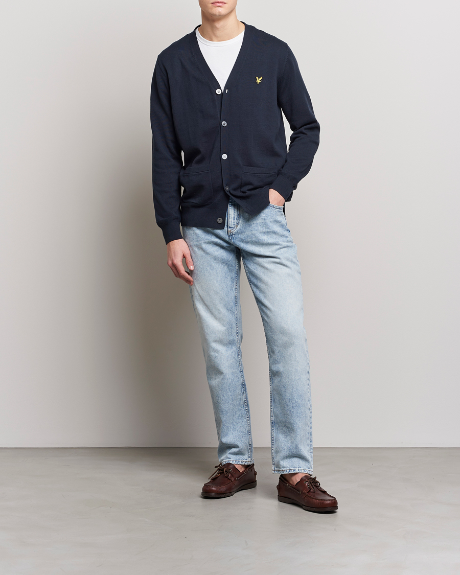 Herren | Pullover | Lyle & Scott | Cotton Cardigan Dark Navy