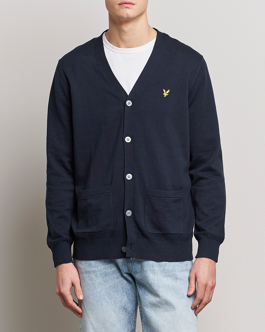 Herren | Pullover | Lyle & Scott | Cotton Cardigan Dark Navy