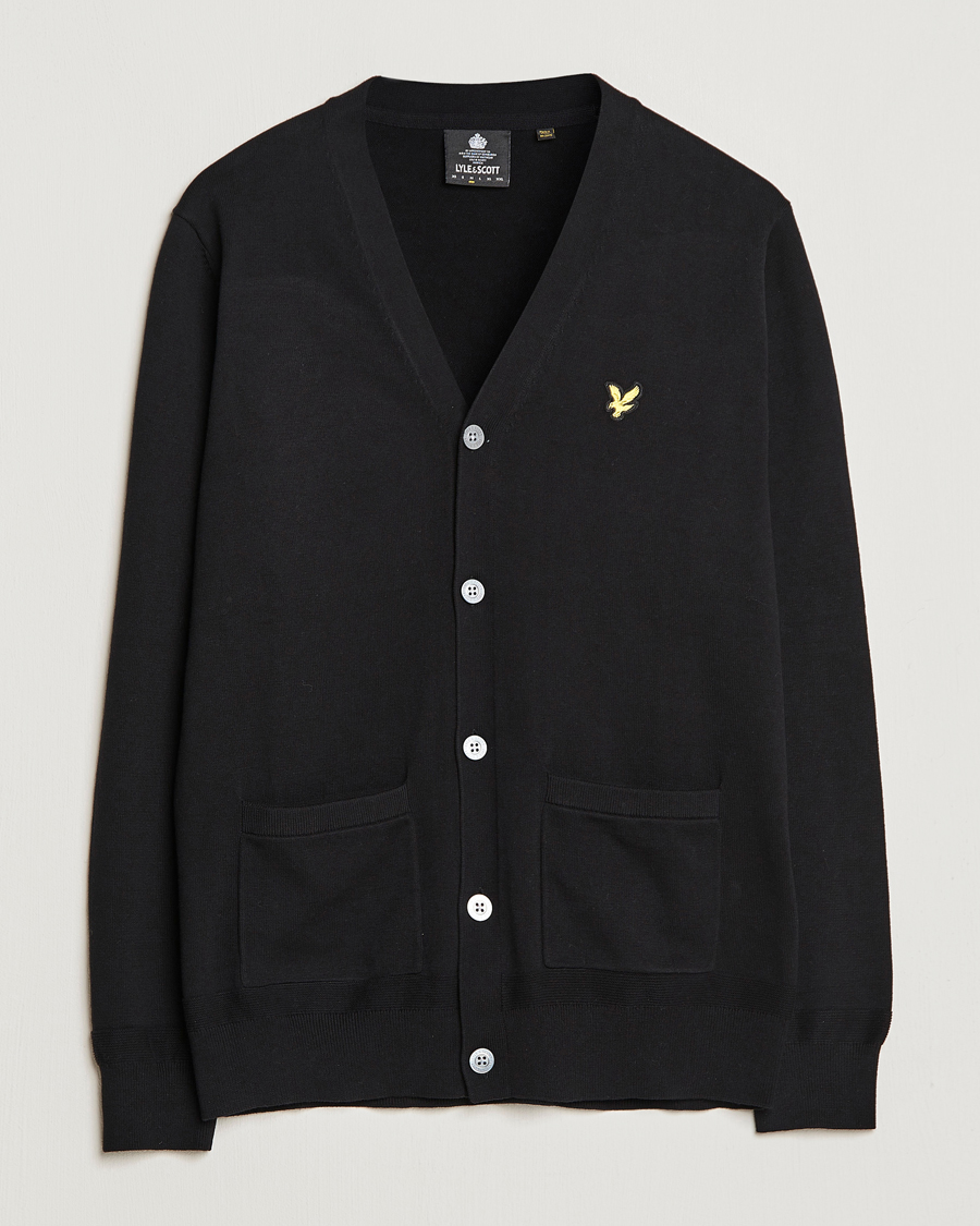 Herren | Pullover | Lyle & Scott | Cotton Cardigan Black