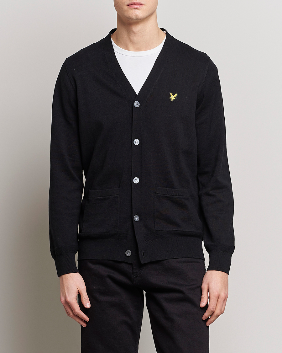Herren | Pullover | Lyle & Scott | Cotton Cardigan Black