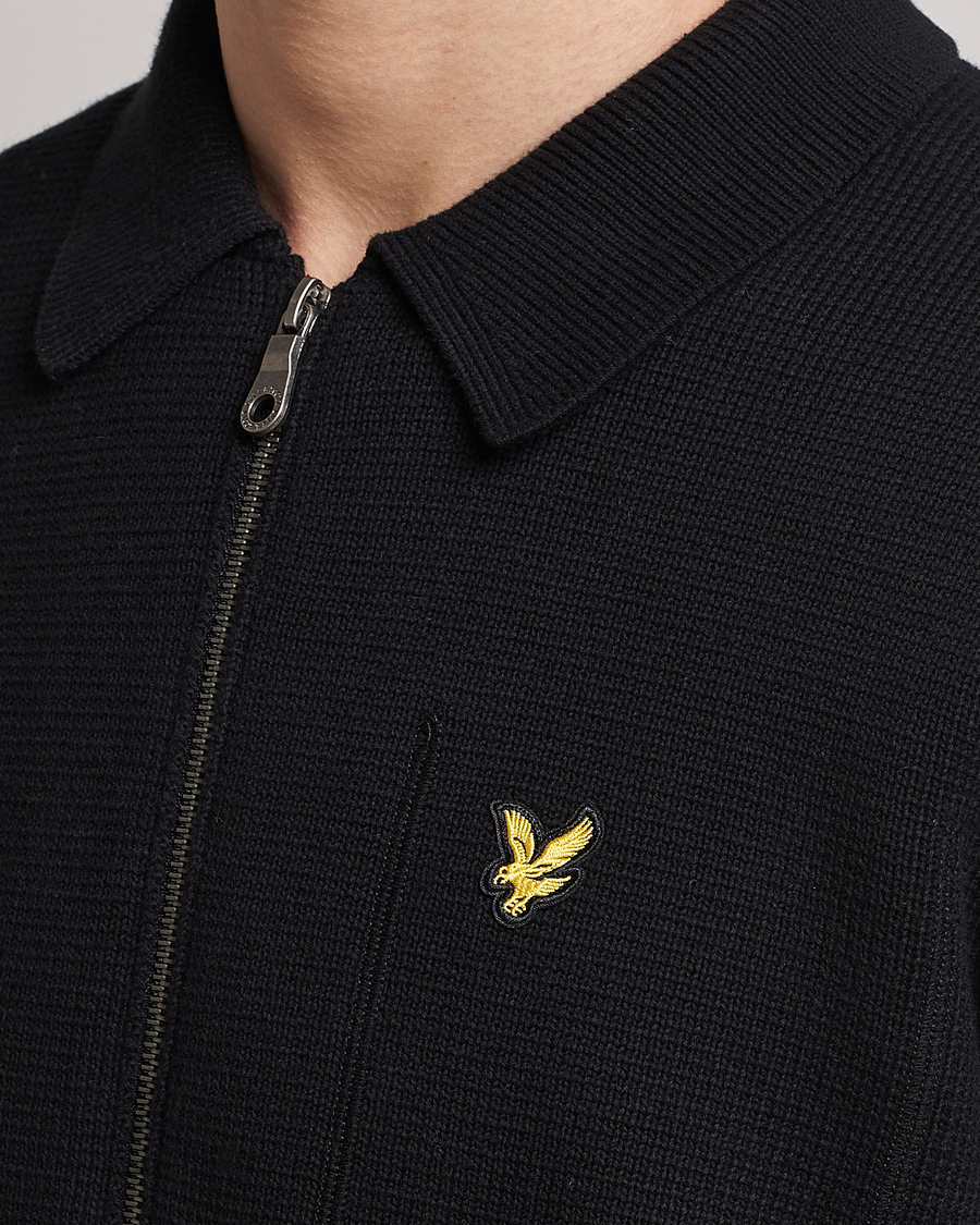 Herren | Pullover | Lyle & Scott | Milano Full Zip Sweater Black