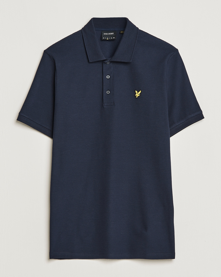 Herren | Poloshirts | Lyle & Scott | Milano Trim Pique Polo Dark Navy