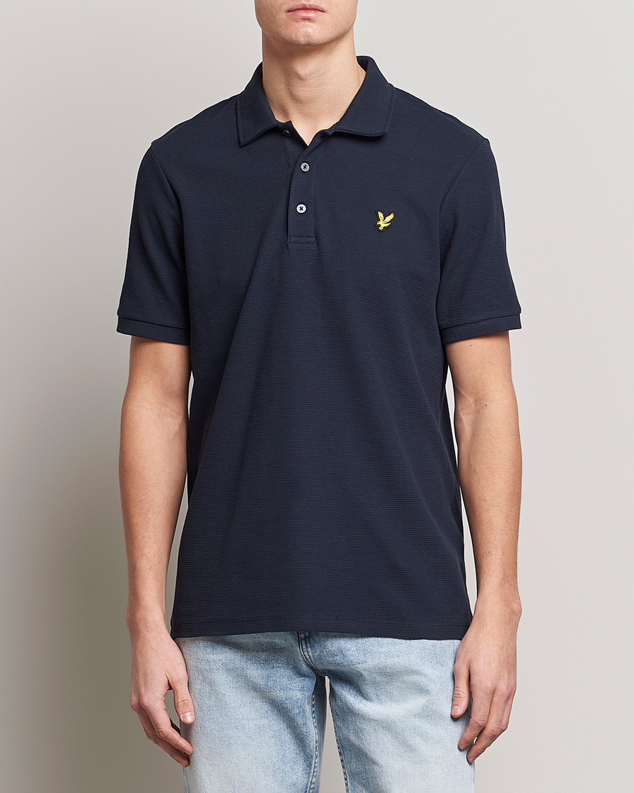 Herren | Poloshirts | Lyle & Scott | Milano Trim Pique Polo Dark Navy