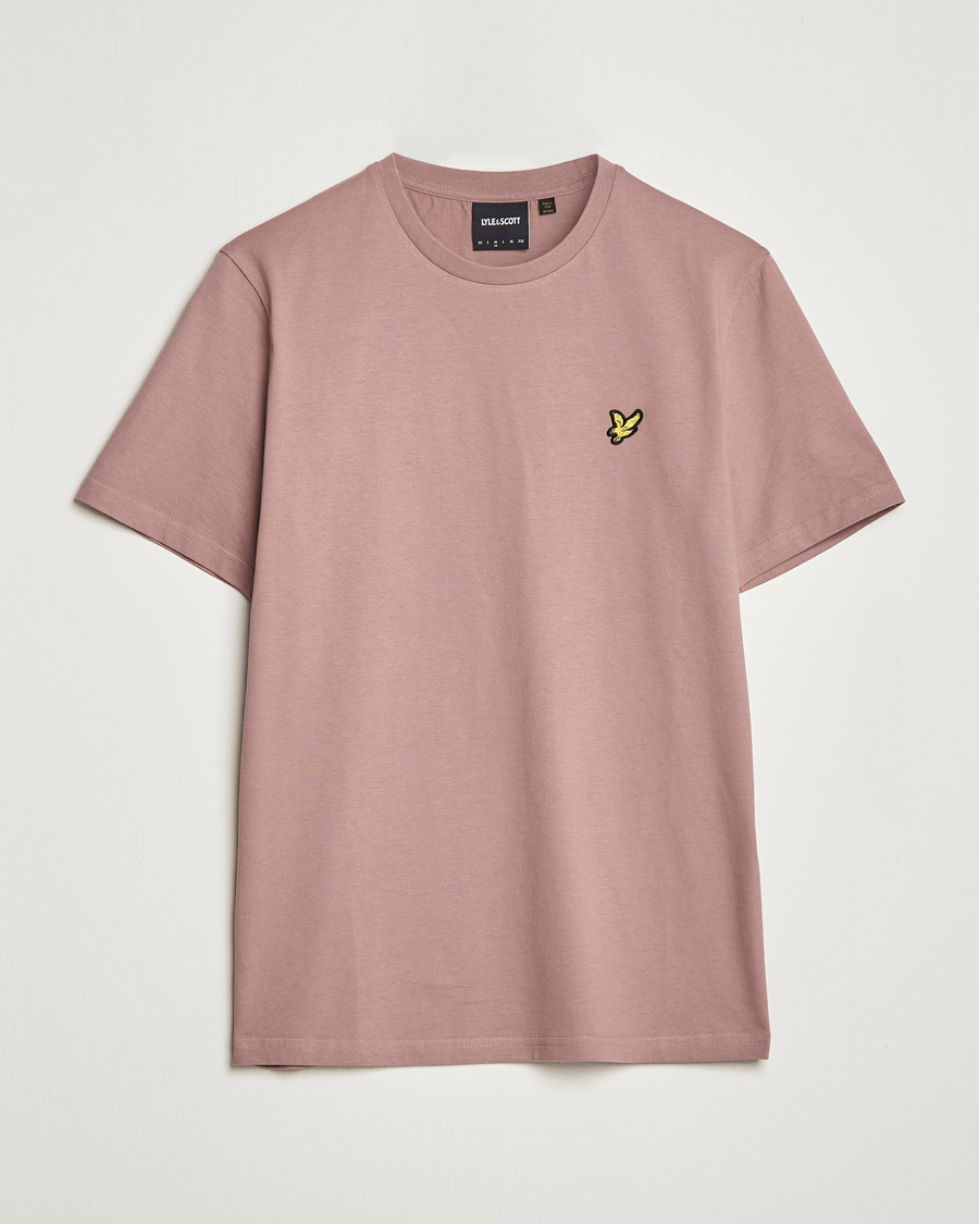 Herren | T-Shirts | Lyle & Scott | Crew Neck Organic Cotton Tee Hutton Pink