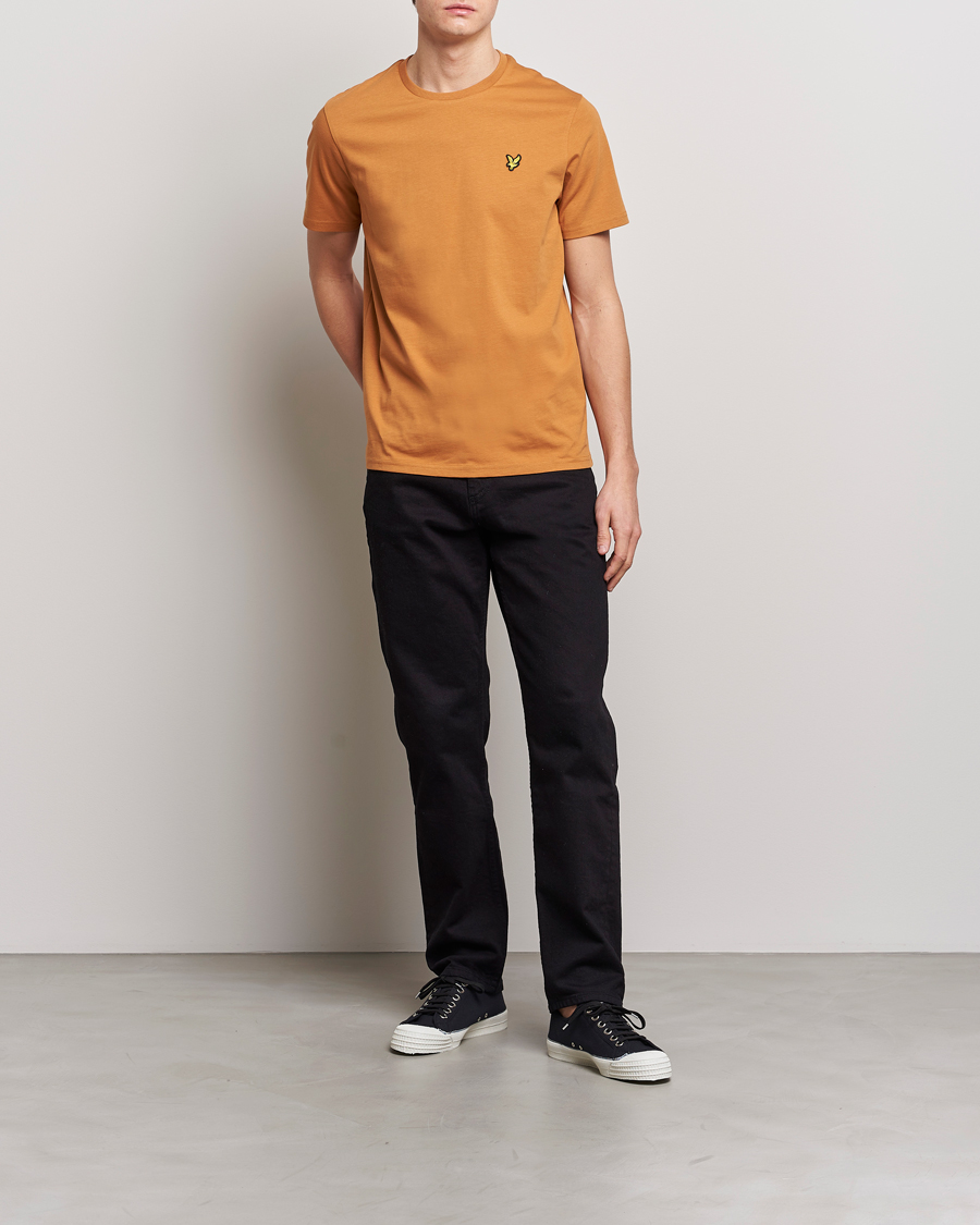 Herren | T-Shirts | Lyle & Scott | Crew Neck Organic Cotton Tee Salt Burne