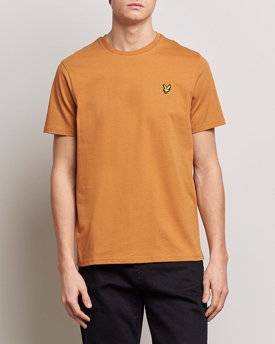 Herren | T-Shirts | Lyle & Scott | Crew Neck Organic Cotton Tee Salt Burne