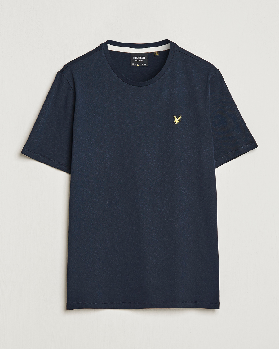 Herren | T-Shirts | Lyle & Scott | Slub T-Shirt Dark Navy