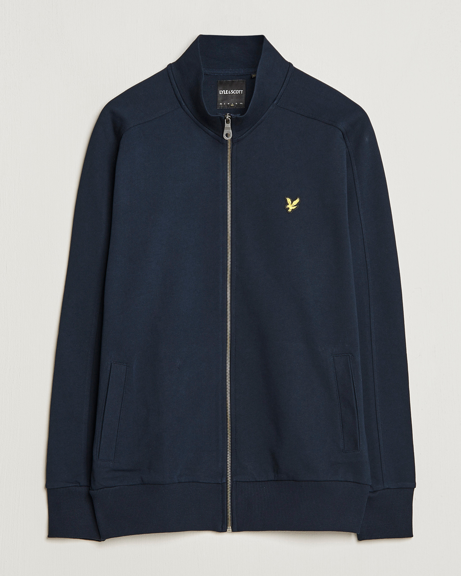 Herren | Pullover | Lyle & Scott | Track Full Zip Sweater Dark Navy