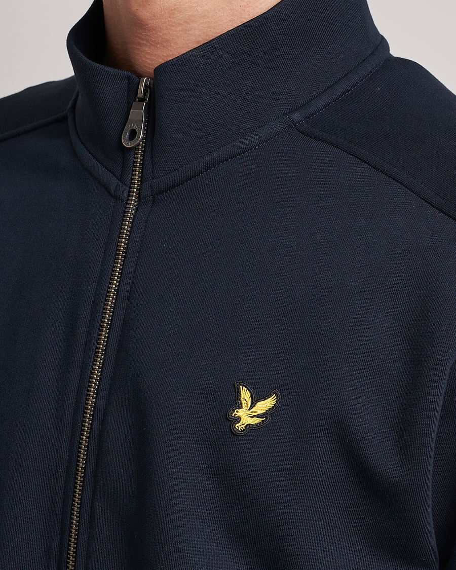 Herren | Pullover | Lyle & Scott | Track Full Zip Sweater Dark Navy