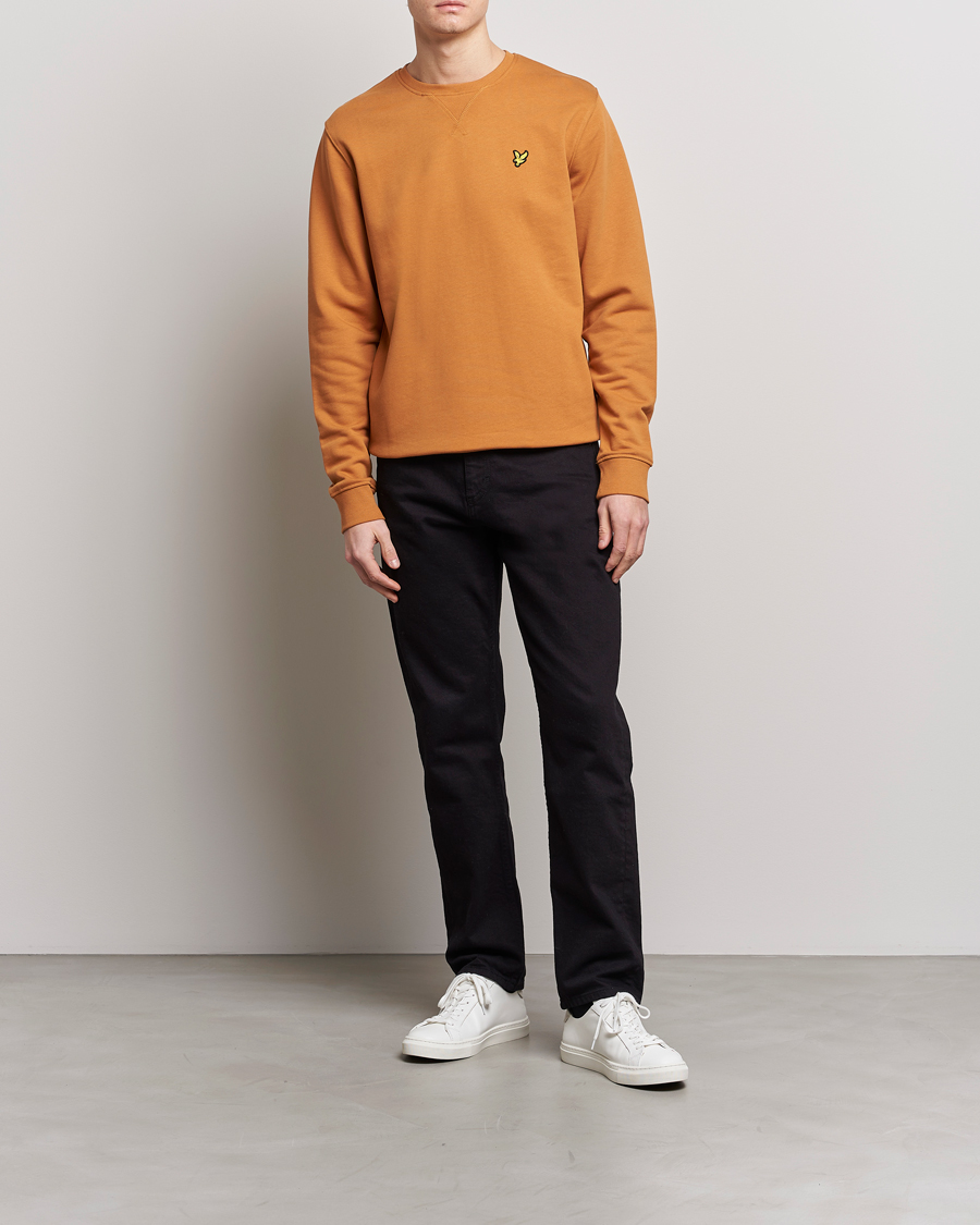 Herren | Pullover | Lyle & Scott | Crew Neck Cotton Sweatershirt Salt Burne