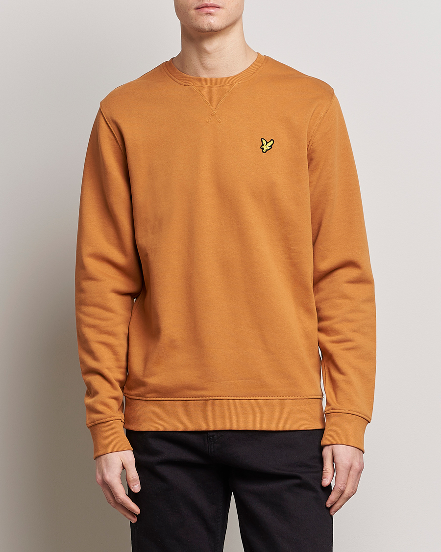 Herren | Pullover | Lyle & Scott | Crew Neck Cotton Sweatershirt Salt Burne