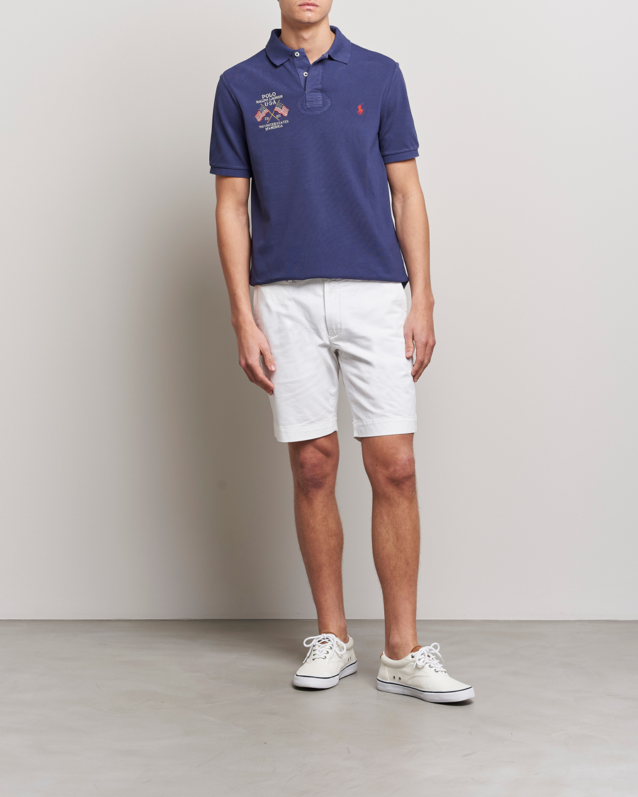 Herren | Poloshirts | Polo Ralph Lauren | Classic Fit Flag Polo Boathouse Navy