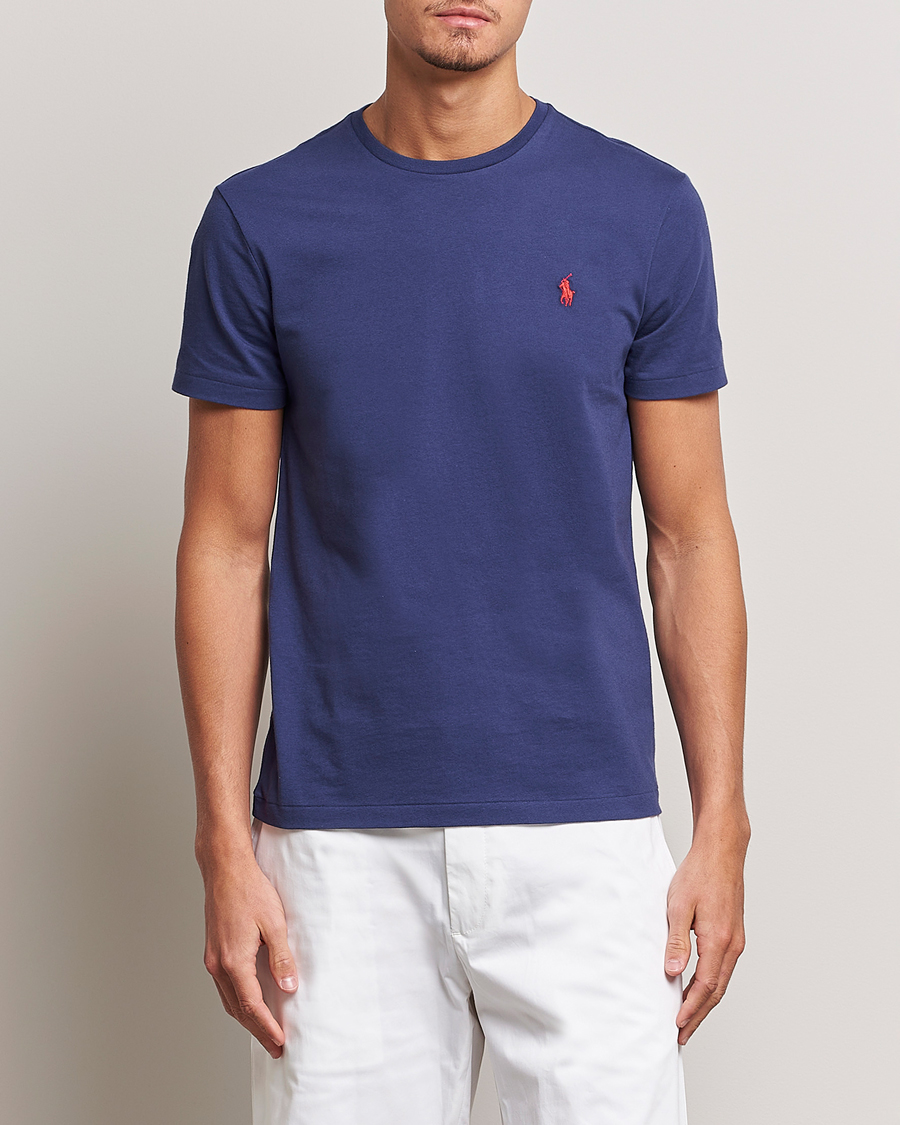 Herren | T-Shirts | Polo Ralph Lauren | Crew Neck T-Shirt Boathouse Navy