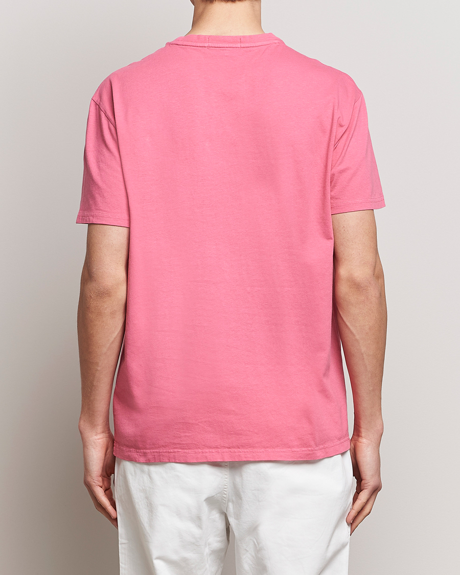 Herren | T-Shirts | Polo Ralph Lauren | Cotton/Linen Crew Neck T-Shirt Red Sky