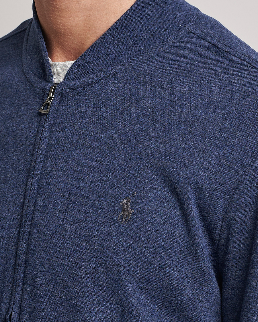 Herren | Pullover | Polo Ralph Lauren | Double Knit Full-Zip Sweater Spring Navy Heather