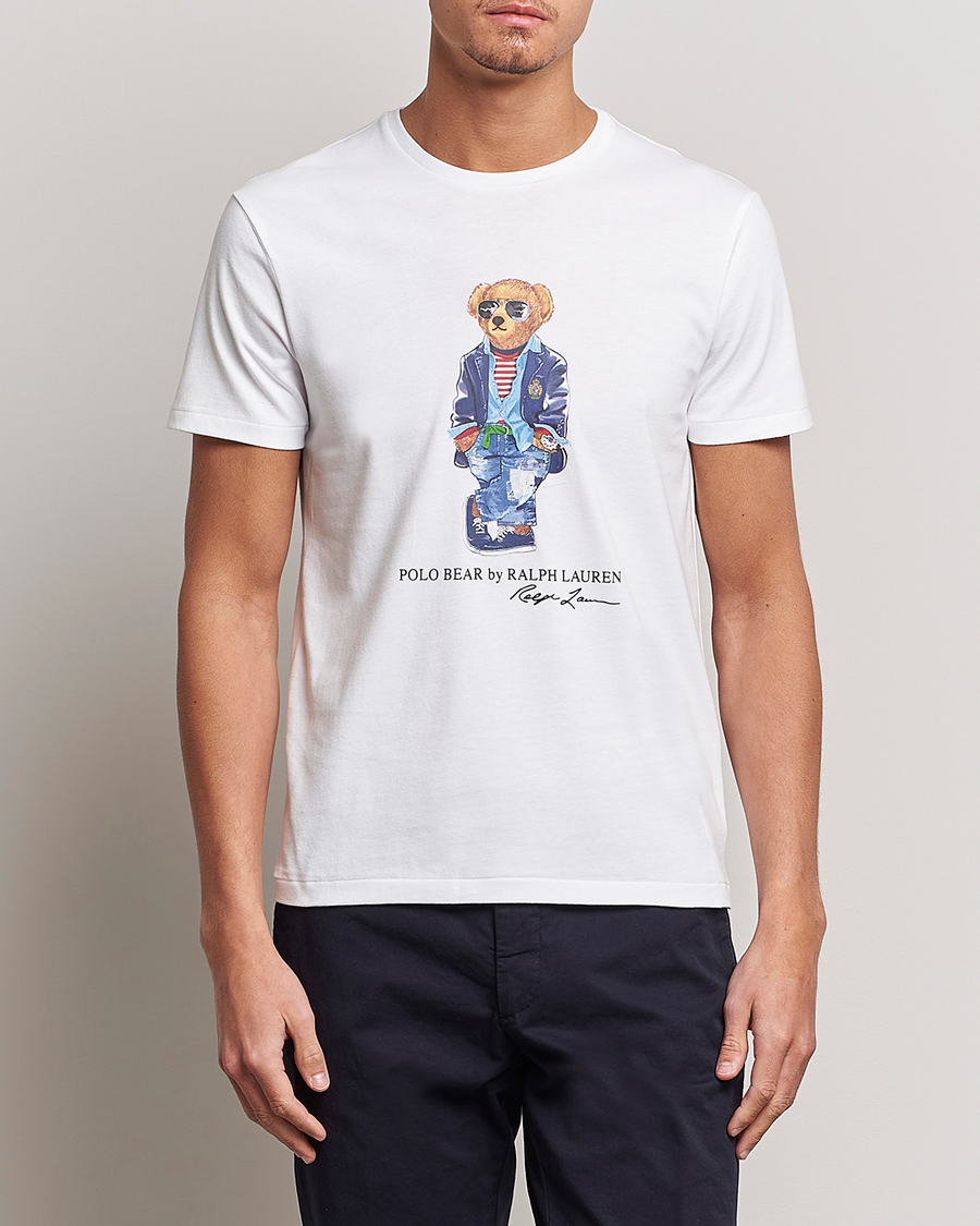 Herren | T-Shirts | Polo Ralph Lauren | Printed Regatta Bear Crew Neck T-Shirt White